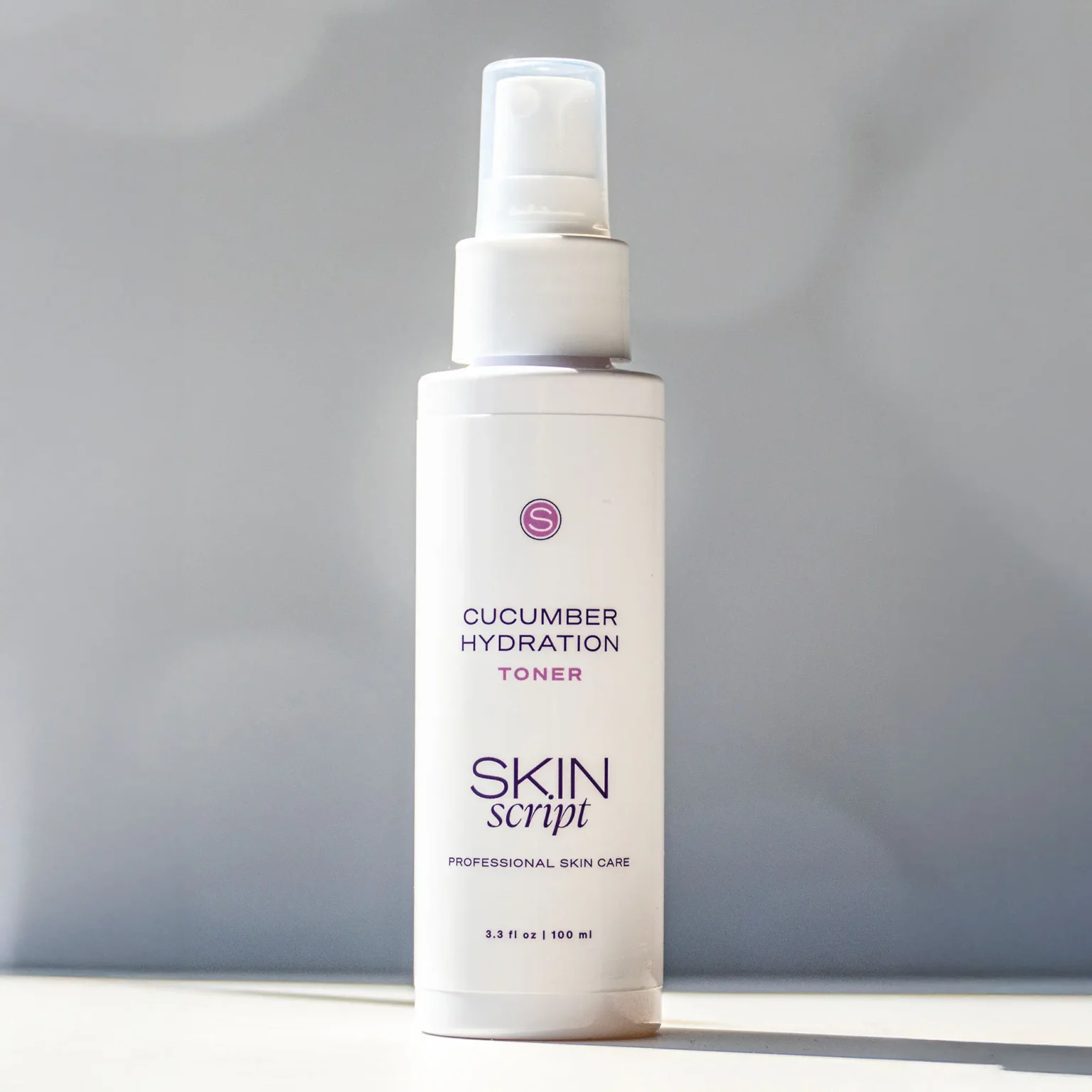 Cucumber Hydration Toner 3.3 fl oz spray bottle by Skin Script